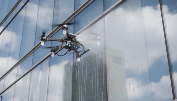 Le nettoyage de bâtiments par drone : une solution efficace et innovante en 2026